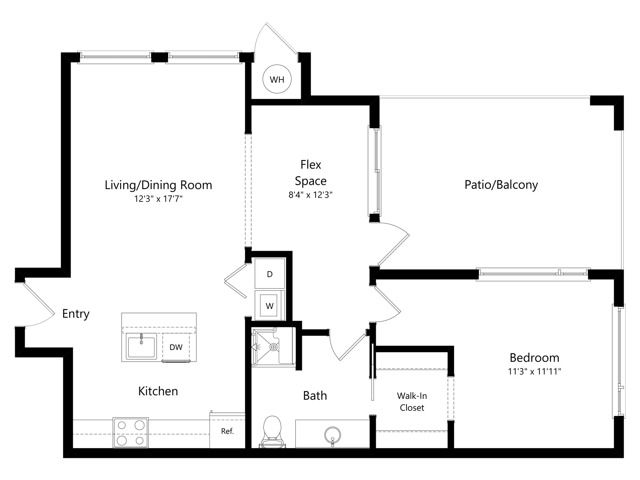 Little SI | 1x1 | 835 sq ft