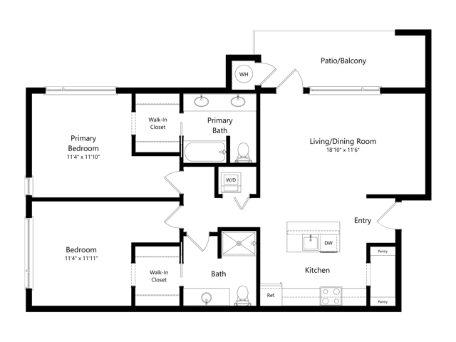 Mt Si | 2x2 | 1111 sq ft