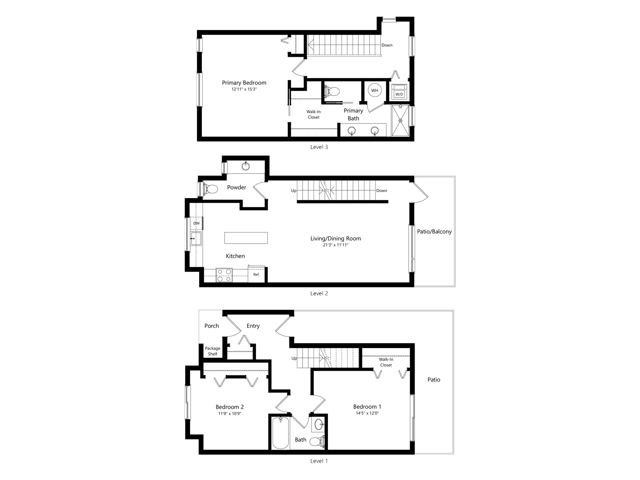The Bend | 3x2.5 | 1673 sq ft