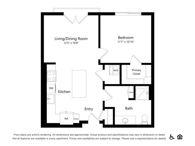 S3 | Studio | 658 sf