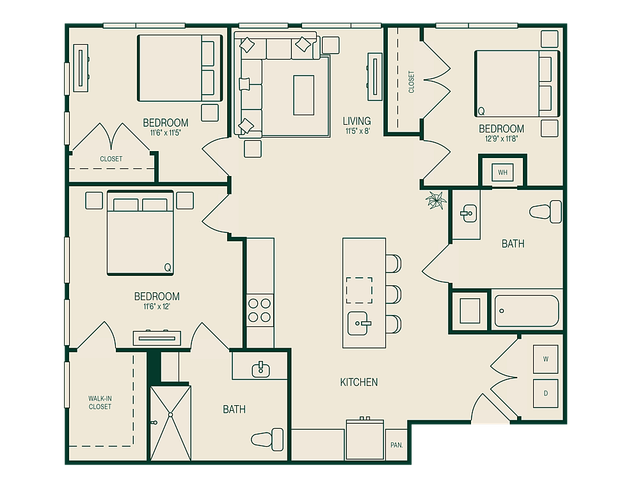 C1HF Floor Plan Image