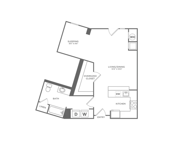 Avana Cliffside | studio | 600 sf