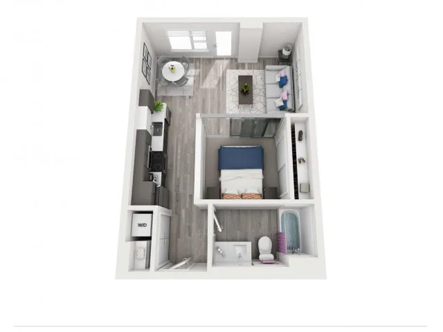 B5 | 1 bed 1 bath | from 529 square feet