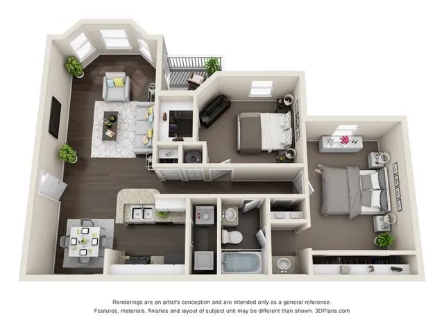 Bradford (1045 SF)