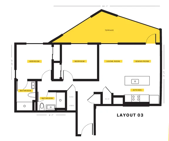 2 Bedroom 2 Bath