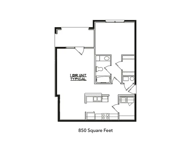 1 Bedroom 1 Bath