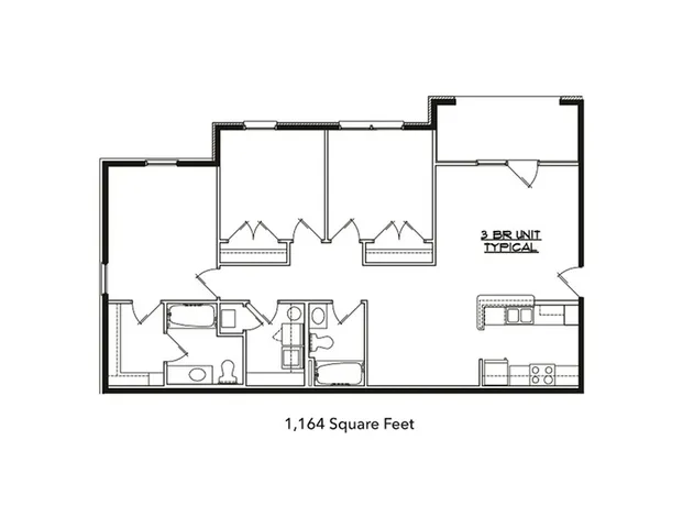 3 Bed 2 Bath