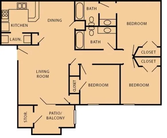 3 Bedroom