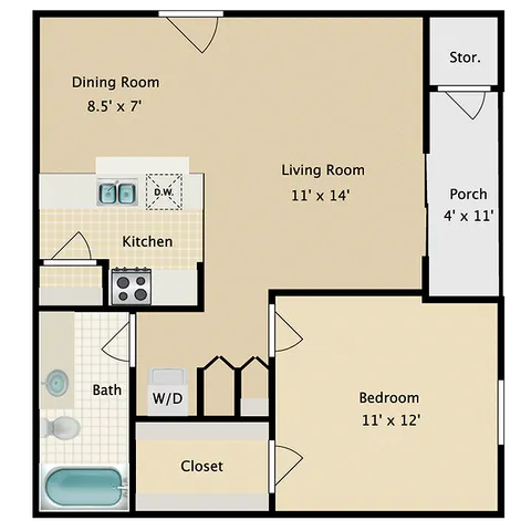 aria floor plan