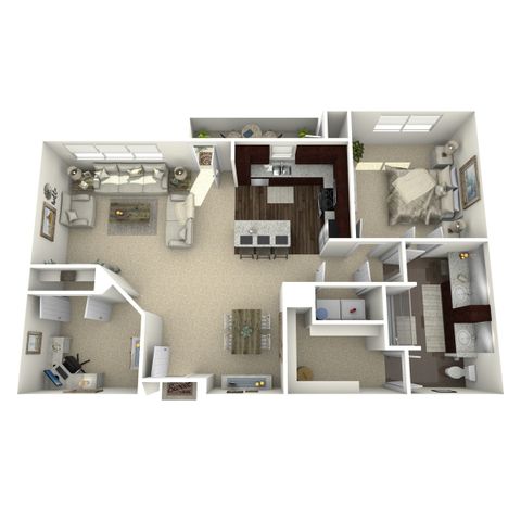 C1 | 1x1 | 1034 sq ft
