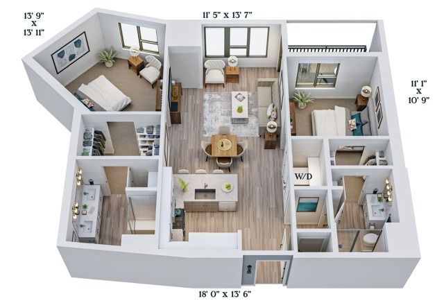 C12 | 2x2 | 1111 sq ft