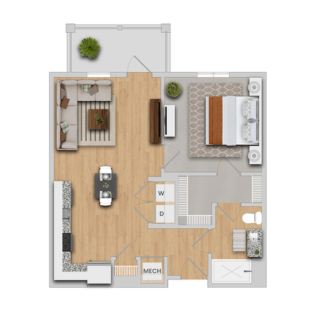 Ashe IL | 1x1 | 724 sf