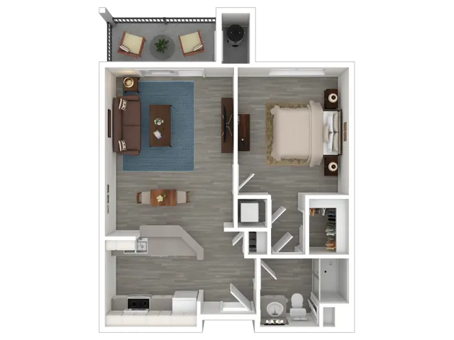 A1| 1x1 | 680 sq ft