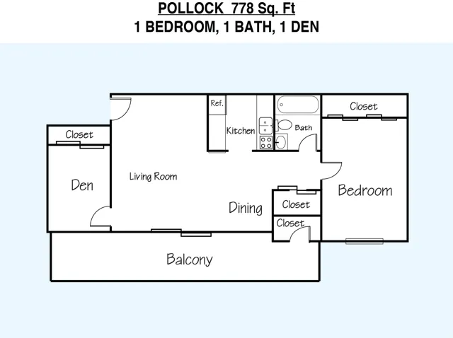 1 Bedroom 1 Bathroom