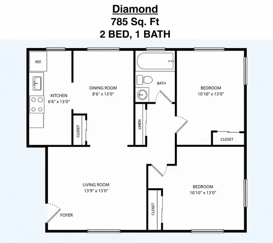 Diamond Floor Plan