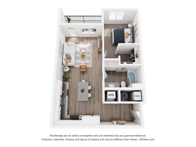 Includes Balcony or Patio