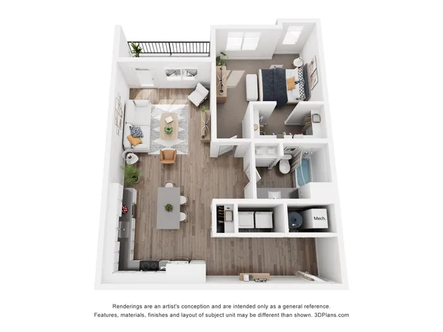 Includes Balcony or Patio