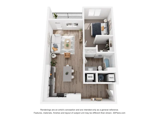 Includes Balcony or Patio
