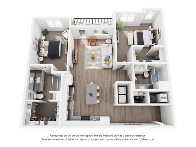 Includes Balcony or Patio
