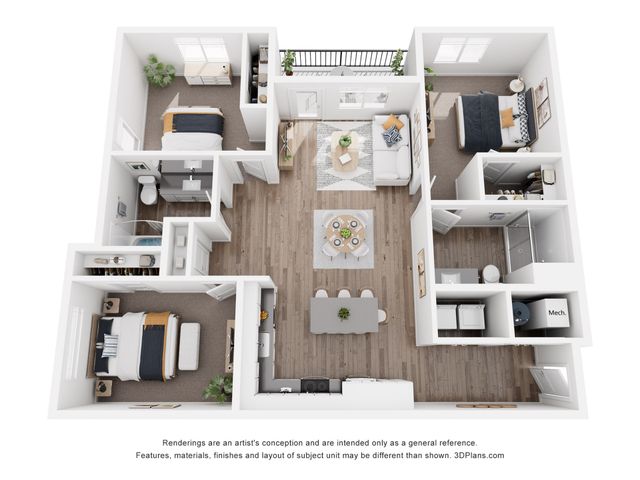 Includes Balcony or Patio