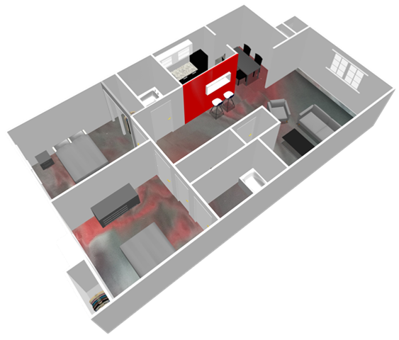 stadium walk 2 bedroom 2 bathroom floor plan
