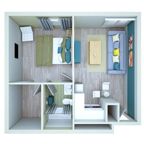 1 Bedroom B