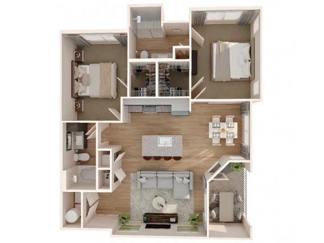 2 Bedroom 2 bath