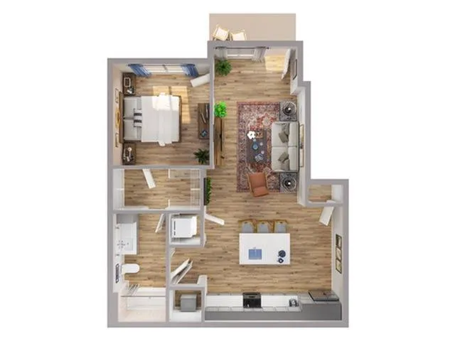 1 Bedroom / 1 Bath