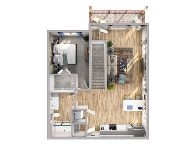 1 Bedroom / 1 Bath
