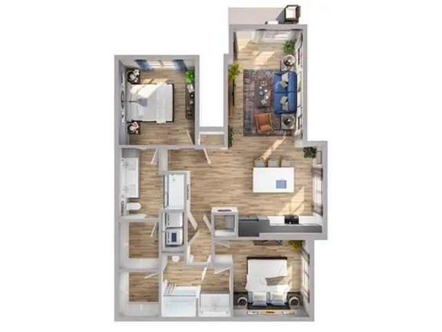 2 Bed/ 2 Bath