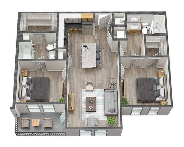 Mosaic at Lake Toho B1 Floorplan