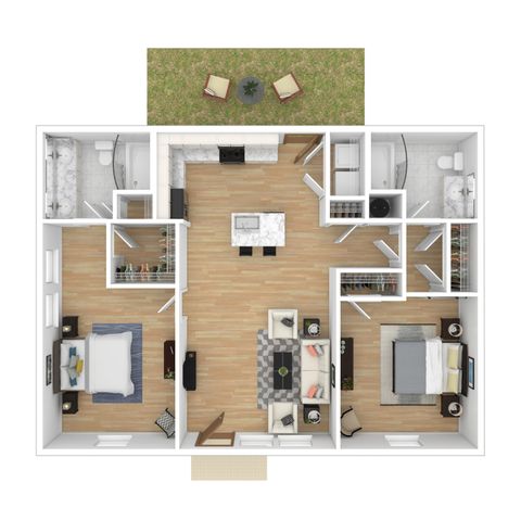 2 bedroom duplex