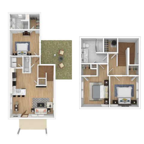 3 bedroom townhome