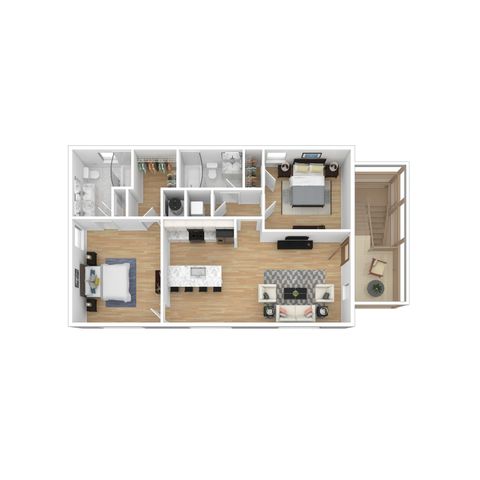 2 BR Carriage House