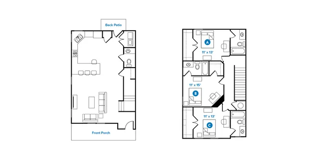 3 Bedroom | Town Home