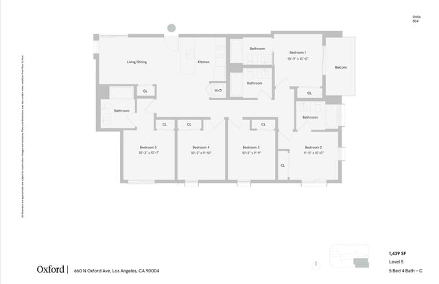 5 Bed 4 Bath - C