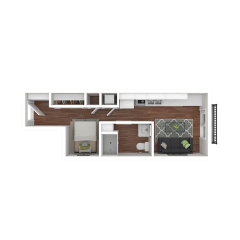 The Qube GQ - Studio Floorplan