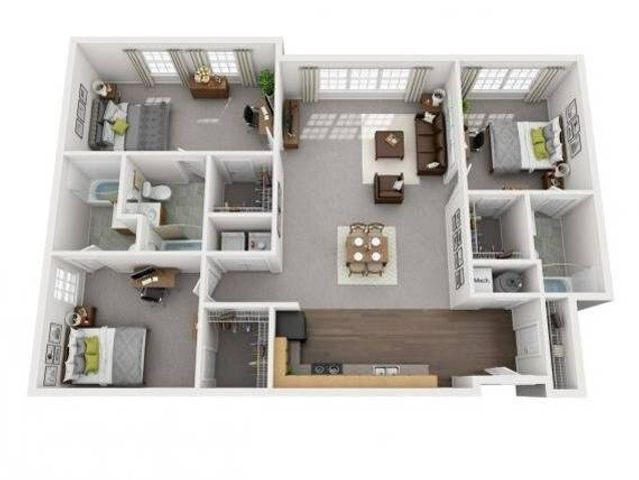 View clubhouse student apartment