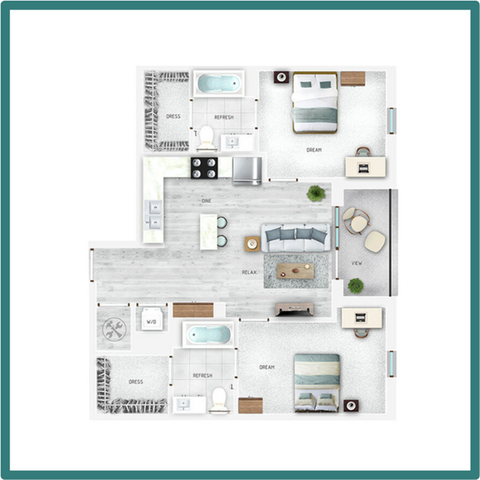 SkyGarden 2 Bedroom