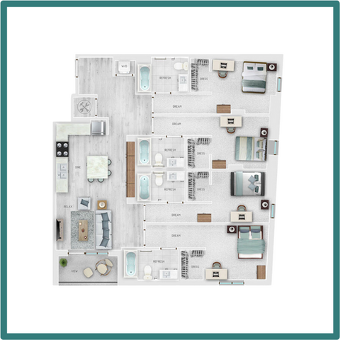 4 Bed SkyGarden B1