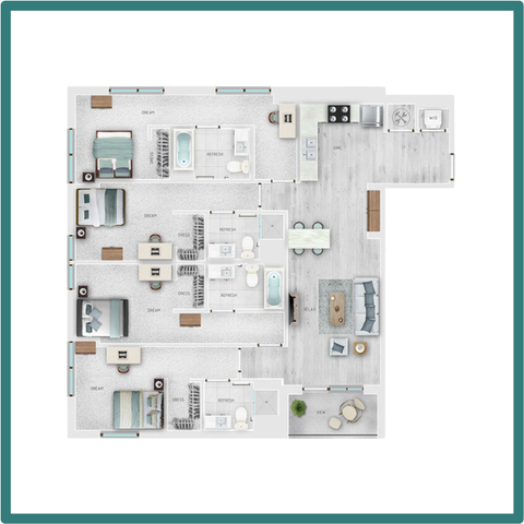 SkyGarden 4 Bed B2