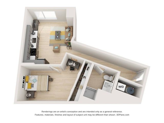 1/1 Floorplan