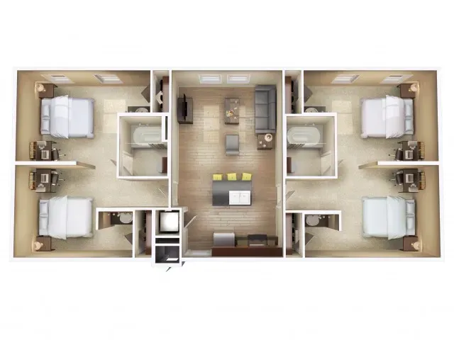 B2 4x2 1160 sq ft