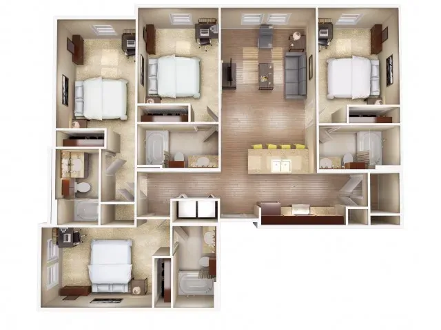 D2 4x4 1388 sq ft