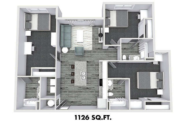 Floor Plan Image | The Nine at Memphis