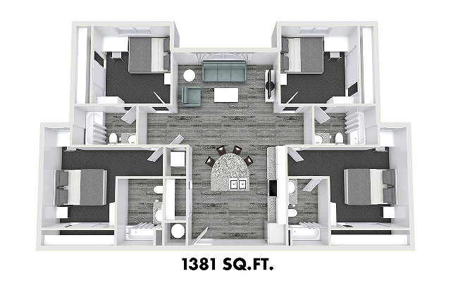 Floor Plan Image | The Nine at Memphis
