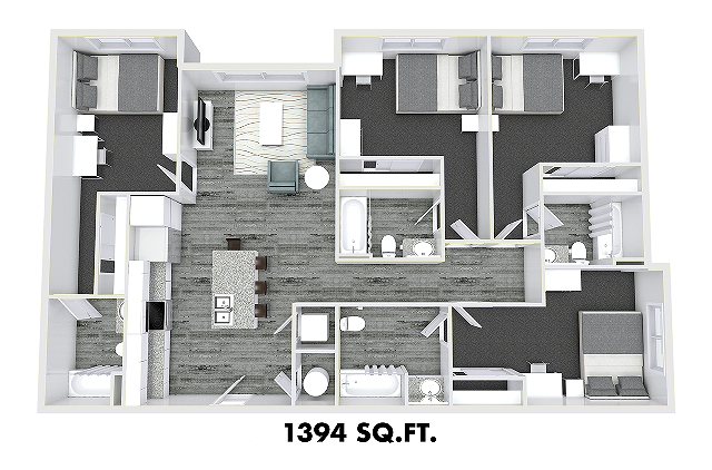 Floor Plan Image | The Nine at Memphis