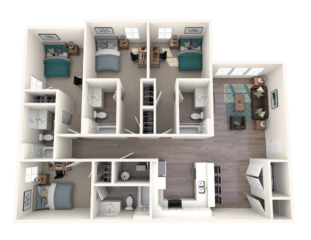 D1 Floor Plan