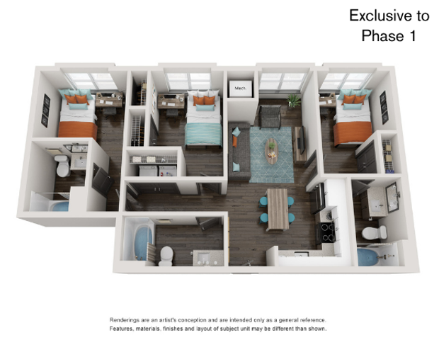 C4 | 3x3 | Theory Gainesville Apartments