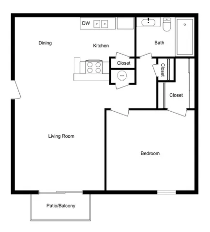 1BD/1Bath R